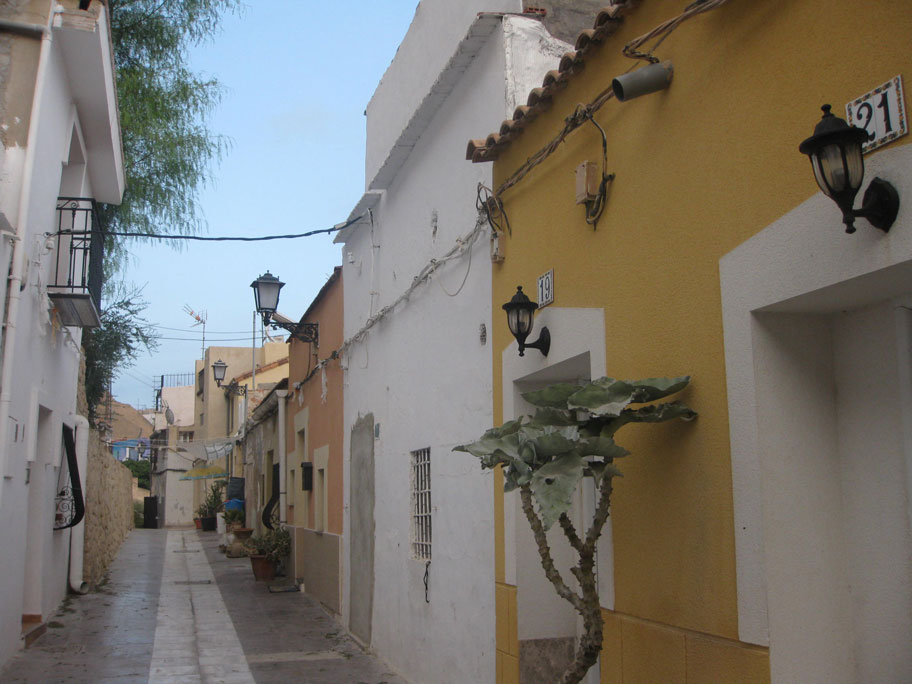 Alicante Old Town or Santa Cruz district (El barrio de Santa Cruz)