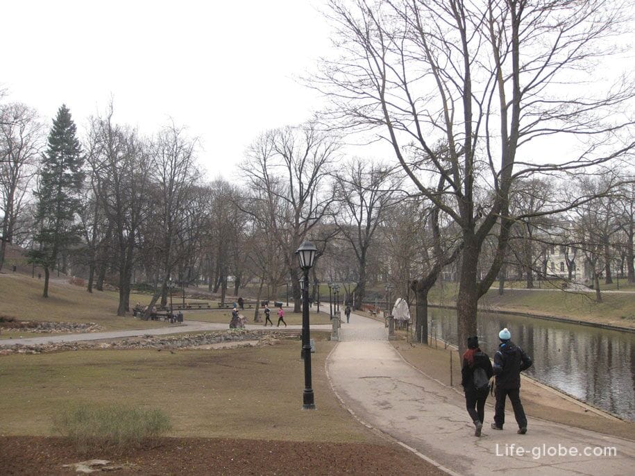 Basteikalns Park in Riga