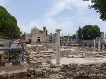Комплекс Хрисополитисса в Пафосе: церковь Хрисополитисса, столп Св. Павла, османские бани и археологические раскопки