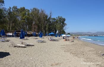 Пляж Кемпинг (пляж Дасуди), Полис, Кипр (Camping Site / Dasoudi Beach)