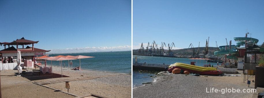 Центральные пляжи Феодосии, Крым