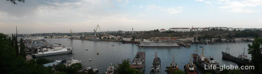 Вид с Ротонды, смотровой площадки, Севастополь