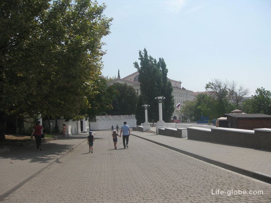 Приморский бульвар в Севастополе, Крым