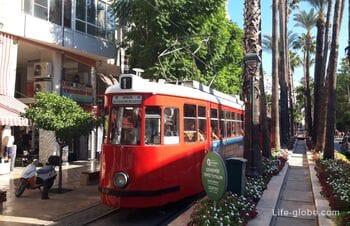 Retro tram Nostalzhi in Antalya (T2, Nostalji): photo, route, stops, payment, website