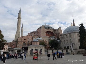 Hagia Sophia in Istanbul (Ayasofya Camii) - mosque, an example of Byzantine culture