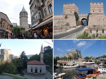 Türme, Festungen, Burgen, Mauern und Tore von Istanbul (Befestigungen von Istanbul)