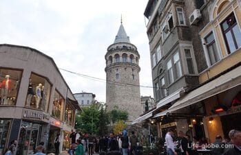 Галатская башня в Стамбуле - смотровая площадка в центре города (Galata Kulesi Istanbul)