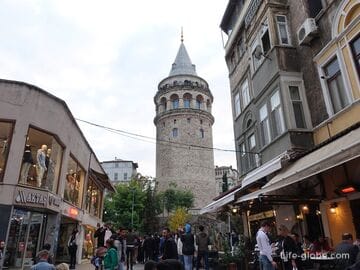 Галатская башня в Стамбуле - смотровая площадка в центре города (Galata Kulesi Istanbul)