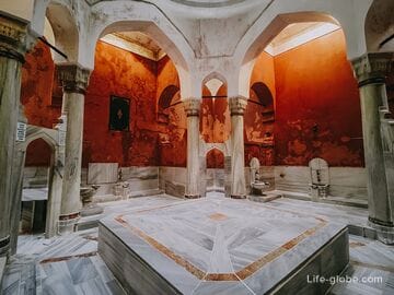 TOP-12 hamams in Istanbul - the best historical Turkish baths (with addresses, sites, photos, descriptions)