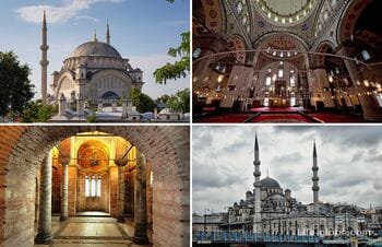 Mosques, cathedrals and churches of Istanbul: significant, large, beautiful and with viewing terraces
