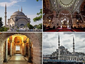 Moscheen, Kathedralen und Kirchen von Istanbul: bedeutend, groß, schön und mit Aussichtsterrassen
