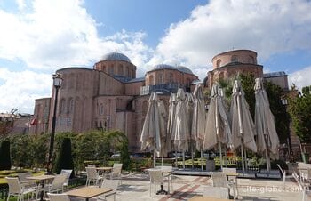 Pantokrator Monastery (Zeyrek Mosque) and Panoramic Restaurant, Istanbul (Molla Zeyrek Camii)
