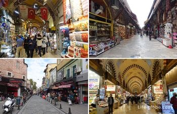 Исторические рынки в центре Стамбула: Гранд, Египетский, Араста, Лалели, Махмутпаша, рыбный, Европейский пассаж