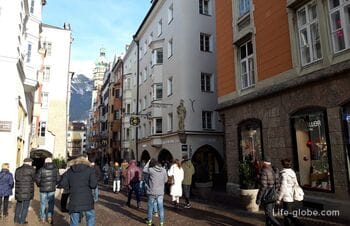 Herzog Friedrich street, Innsbruck (Herzog-Friedrich-Straße) - the main street of the old town