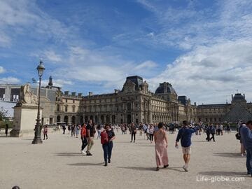 Площадь и сад Каррузель, Париж (Карусель, Carrousel) - между Лувром и Тюильри