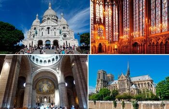 Три главных собора Парижа - самые посещаемые и известные