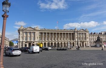 Дворец Морского министерства, Париж (Hotel de la Marine) - музей с апартаментами, залами и коллекцией Аль Тани