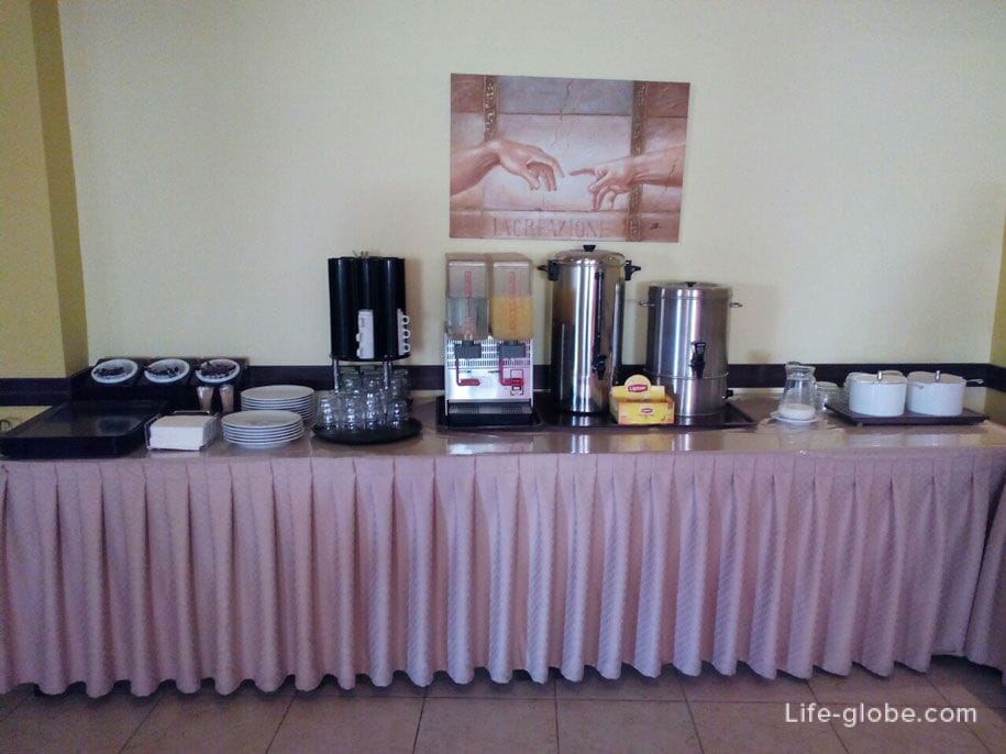 Отель Конго, Родос - завтрак шведский стол