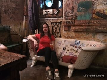 The ruin bar of Szimpla Kert, Budapest (Szimpla Kertmozi) - legendary pub