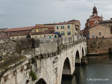 Bridge of Tiberius in Rimini (Ponte di Tiberio)