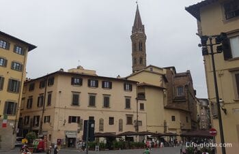 Бадия Фьорентина, Флоренция (Флорентийское аббатство, Badia Fiorentina), с церковью и древним монастырём