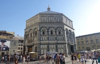 Баптистерий Сан-Джованни, Флоренция (Battistero di San Giovanni) - знаменитая базилика