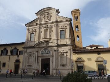 Церковь Всех Святых, Флоренция (Оньиссанти, Chiesa di Ognissanti) - тайная жемчужина, с фресками и покровителями, давшими название Америке