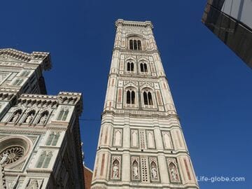 Колокольня Джотто, Флоренция (Кампанила Джотто, Campanile di Giotto) - смотровая в центре города