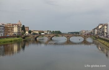 Мост Каррайя, Флоренция (Ponte alla Carraia), через реку Арно