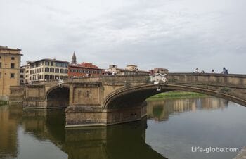 Мост Санта-Тринита, Флоренция (Святой Троицы, Ponte Santa Trinita), через реку Арно