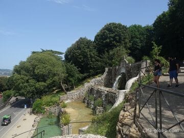 Пандусы Поджи, Флоренция (Rampe del Poggi) - знаменитая лестница Флоренции: фонтаны, водопады, гроты, смотровые