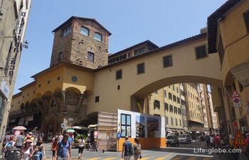Коридор Вазари, Флоренция (Corridoio Vasariano) - секретное место, соединяющее дворцы