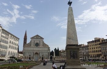 Площадь Санта-Мария-Новелла, Флоренция (Piazza Santa Maria Novella) - одна из прекрасных в городе