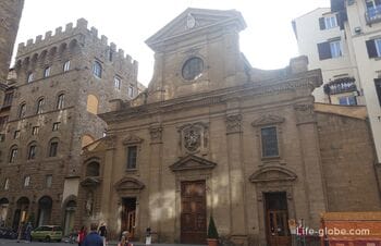 Санта-Тринита, Флоренция (базилика Святой Троицы, Basilica di Santa Trinita), с фресками Доменико Гирландайо и Лоренцо Монако