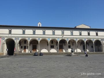 Воспитательный дом, Флоренция (Ospedale degli Innocenti) - шедевр Брунеллески с музеем Невинных и панорамным кафе