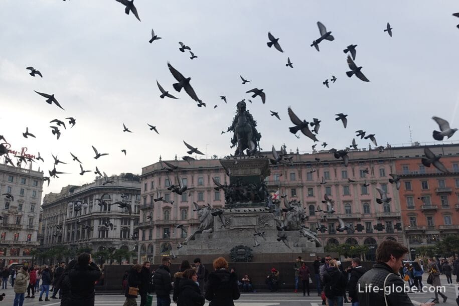 Памятник Виктору Эммануилу II, Милан