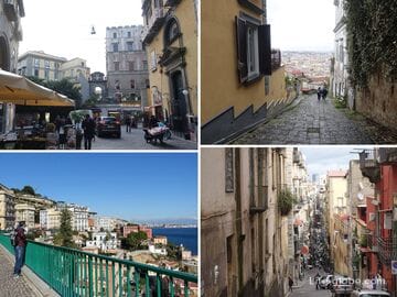 Main tourist streets of Naples