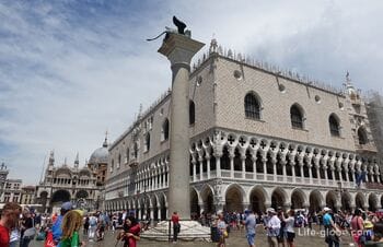 Dogenpalast, Venedig (Palazzo Ducale) - palastmuseum mit hallen, brücke, gefängnis, waffenkammer und geheimen wegen