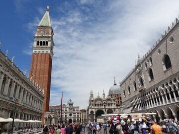 Площадь Сан-Марко, Венеция (площадь Святого Марка, Piazza San Marco) - главная площадь Венеции