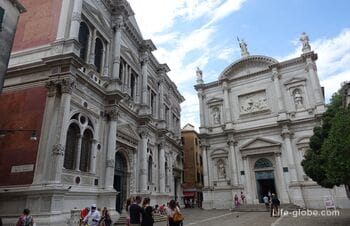 Сан-Рокко в Венеции: скуола и церковь с работами Тинторетто, Тициана и других (Scuola Grande di San Rocco, Chiesa di San Rocco)