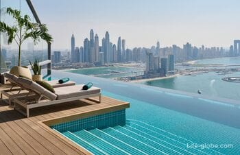 Бассейн AURA Skypool, Дубай - пейзажный и высокий: посещение, сайт, билеты
