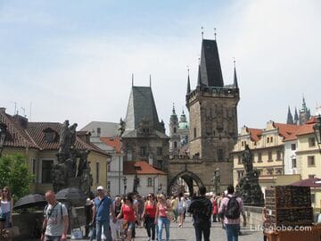 Малостранские мостовые башни, Прага (Malostranska mostecka věž) - смотровая у Карлова моста