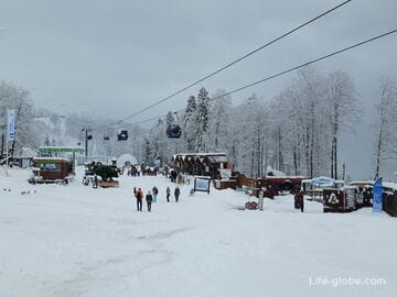 Ski resort Laura MTC Gazprom, Krasnaya Polyana (Esto-Sadok)