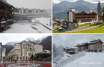 Hotels, chalets and apartments in Krasnaya Polyana (Esto-Sadok): where to stay, how to choose an accommodation facility