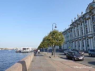 Palace Embankment in Saint Petersburg