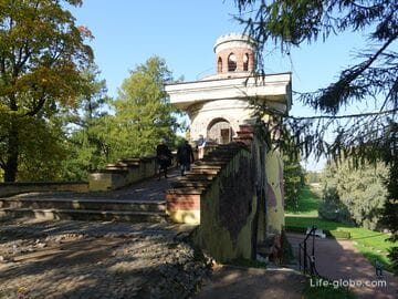 Башня-руина в Екатерининском парке, Царское Село (Пушкин, Санкт-Петербург) - смотровая площадка парка