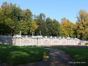 Гранитная терраса в Екатерининском парке, Царское Село (Пушкин, Санкт-Петербург)