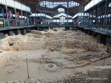 Markt von Born, Barcelona (archäologische ausgrabungen im kulturzentrum von El Born)
