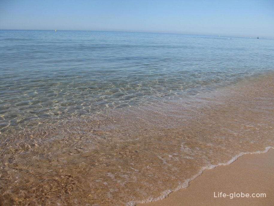 Морская вода пляжа Леванте, Бенидорм