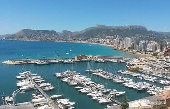 Seaport and waterfront Prince of Asturias in Calpe